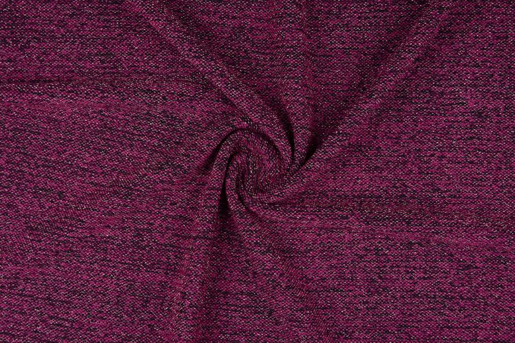 Knitted Fabric with glitter Illia Cyclaam