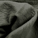 100% Washed Cotton Dark Army Green