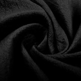 100% Washed Cotton Black