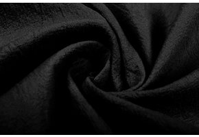 100% Washed Cotton Black