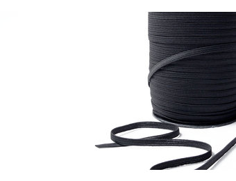 Elastic Black 6 mm