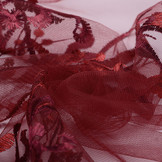 Mesh Geborduurd Blomster