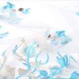 Mesh Geborduurd Lilled Baby Blauw