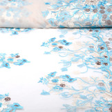 Mesh Geborduurd Lilled Baby Blauw