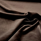 Katoen Fluweel Stof Donn Mokka Bruin
