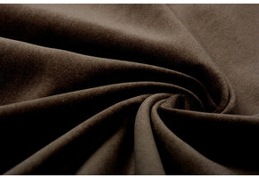 Cotton Velvet Fabric Donn Mocha Brown