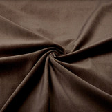 Cotton Velvet Fabric Donn Mocha Brown