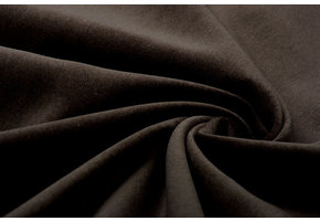 Cotton Velvet Fabric Donn Dark brown