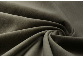 Cotton Velvet Fabric Donn Old Green