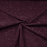 Velor Velvet Fabric Ravi Aubergine