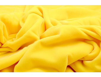 3 meter Velor Velvet Fabric Vultur Lemon Yellow
