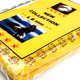 3 meter Velor Velvet Fabric Vultur Lemon Yellow