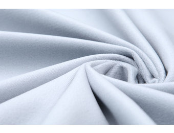 Veloursstoff Samt Nina Grau Blau