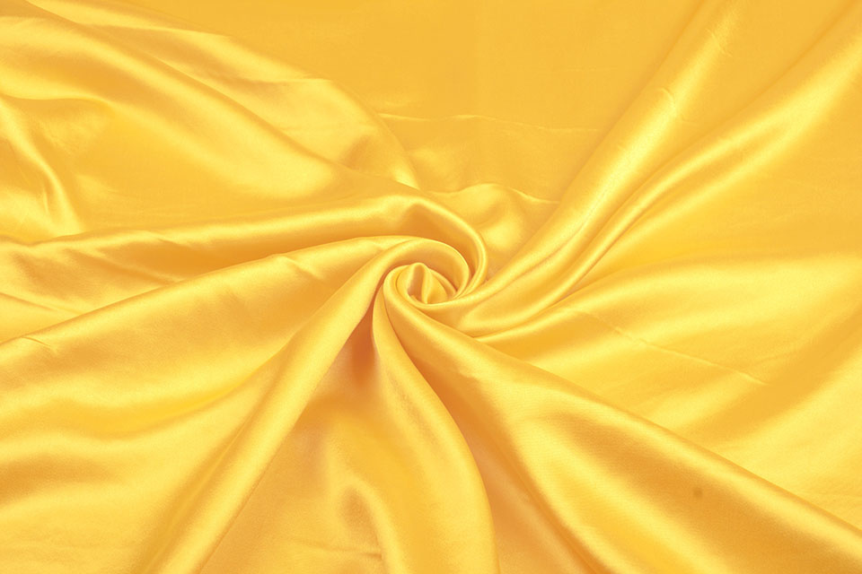 Poly Satin Yellow - YES Fabrics