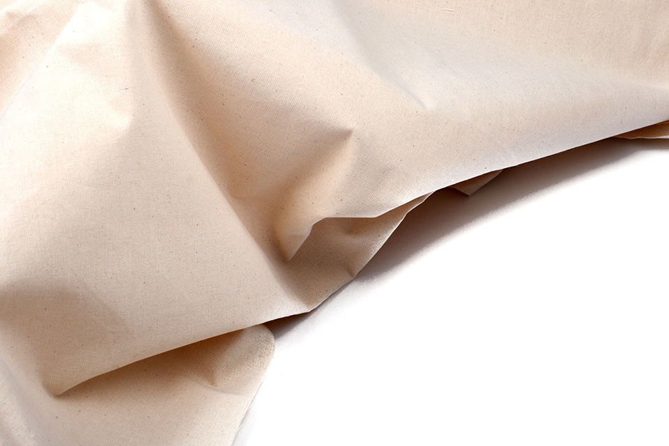 Unbleached cotton Plainweave