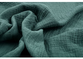Double Gauze Fabric Dark Old Green