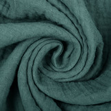 Double Gauze Fabric Dark Old Green