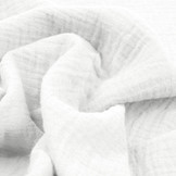 Double Gauze Fabric White