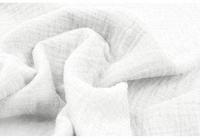 Double Gauze Fabric White