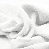 Double Gauze Fabric White