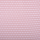 Knitted cotton stripes double sided stripes and dots Pink