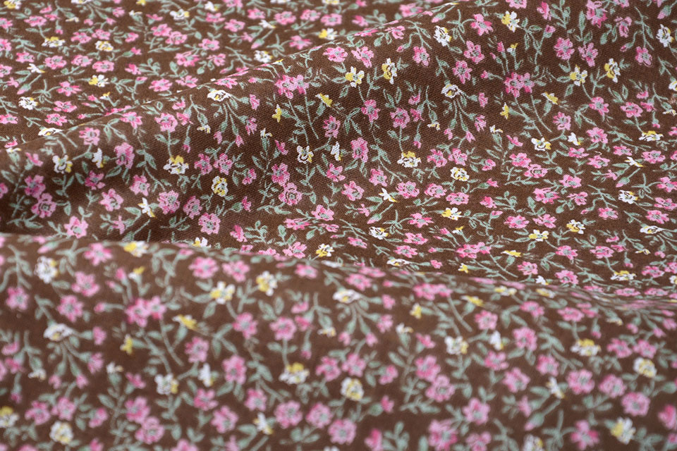 100% Cotton Kiwanu Brown