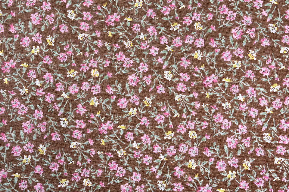100% Cotton Kiwanu Brown