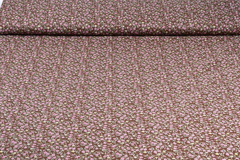 100% Cotton Kiwanu Brown