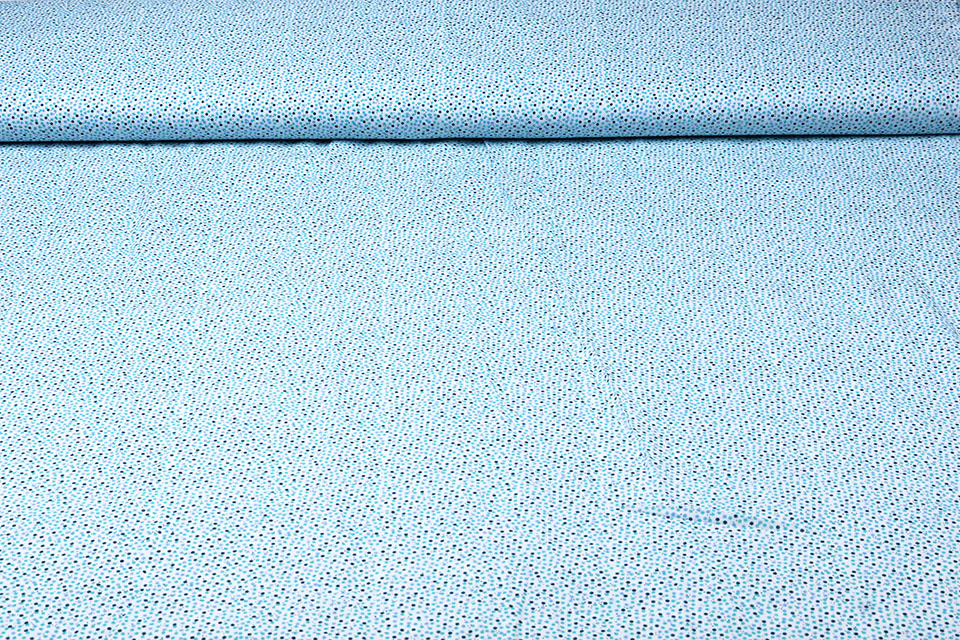100% Katoen Stippen Pokodot Blauw