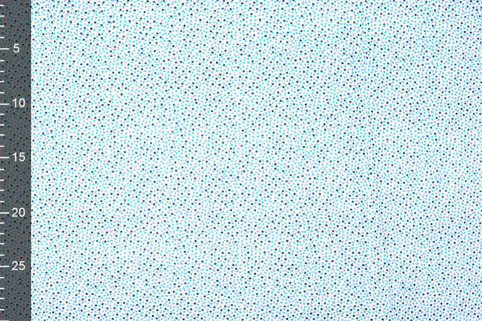 100% Baumwolle Punkte Pokodot Blau