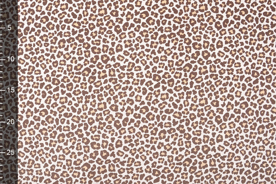 100% Cotton Panther print Brown
