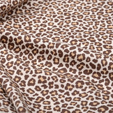 100% Cotton Panther print Brown