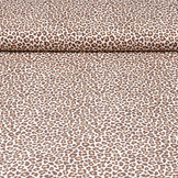 100% Cotton Panther print Brown