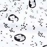 100% Katoen Beertje Wit Zwart