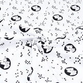 100% Katoen Beertje Wit Zwart