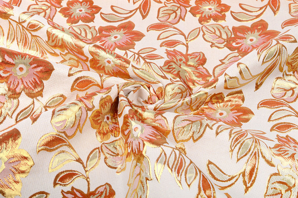 Brocade Flowers Izimbali Orange