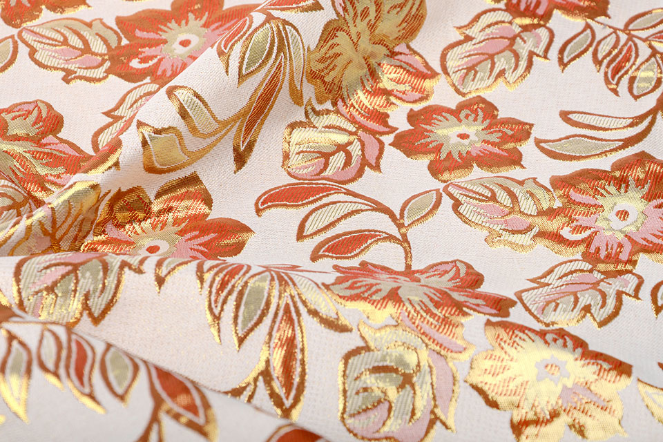 Brocade Flowers Izimbali Orange