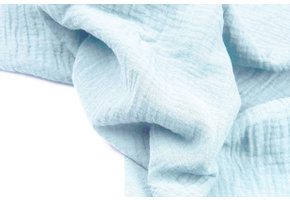Double Gauze Fabric Light Blue