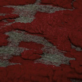 Gebreide Wollen stof Schapenwollook Ruit Bordeaux