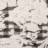 Gebreide Wollen stof Schapenwollook Ruit Donker Bruin