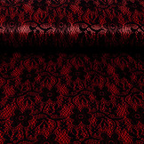 Lace on Charmeuse Red