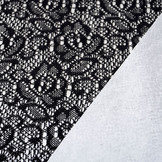 Lace on Charmeuse Silver
