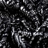 Lace on Charmeuse Silver