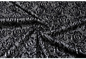 Spitzenstoff Auf Charmeuse Silber