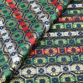 Brocade Octagon Navy Blue