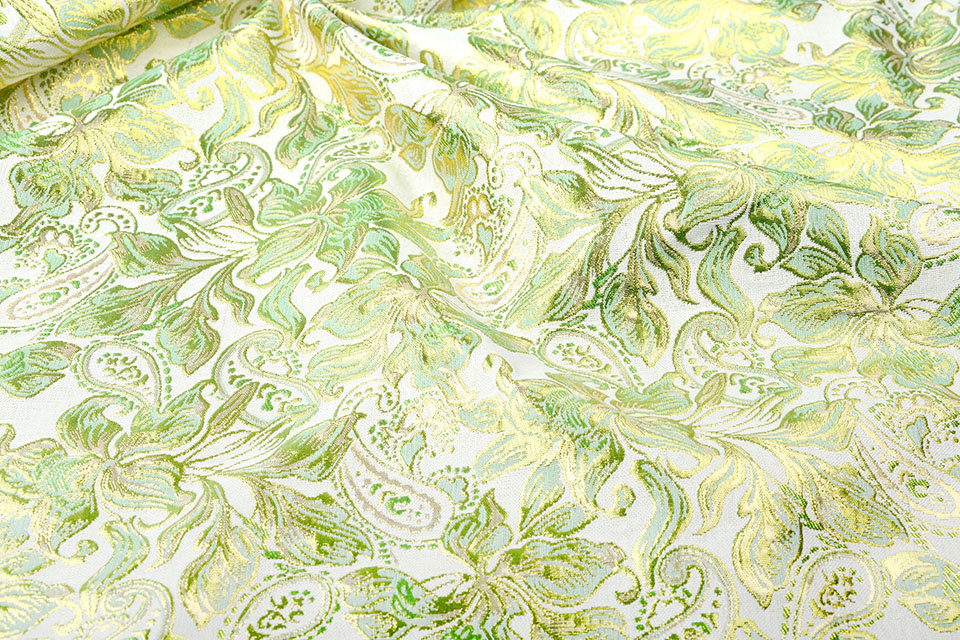 Brocade Maruva Light old green