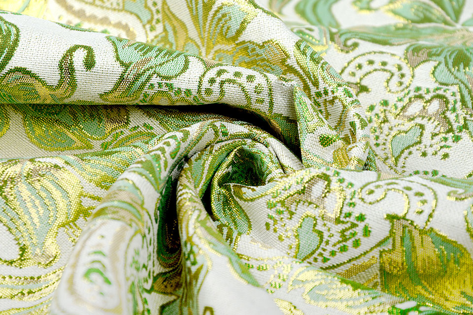 Brocade Maruva Light old green