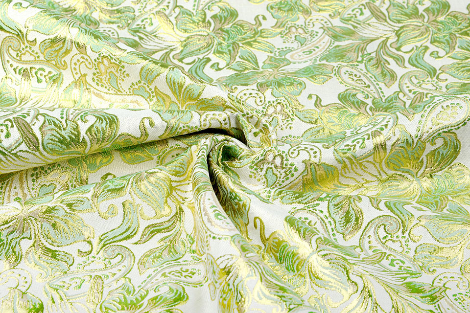 Brocade Maruva Light old green