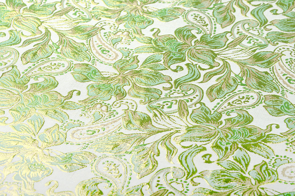 Brocade Maruva Light old green