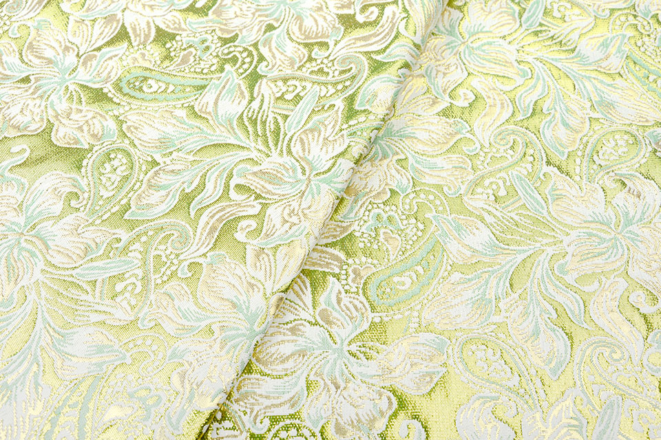 Brocade Maruva Light old green